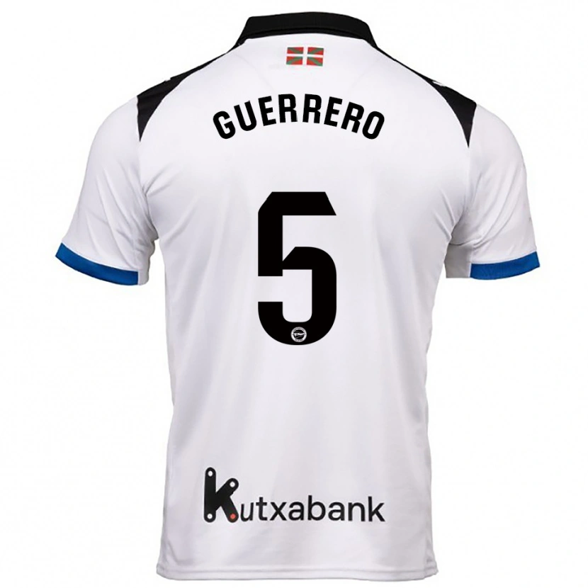 Danxen Damen Ángel Guerrero #5 Weiß Blau Auswärtstrikot Trikot 2025/26 T-Shirt Schweiz