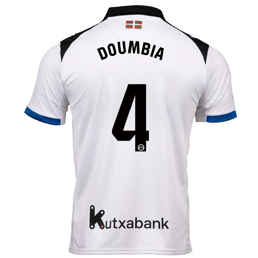 Danxen Damen Daouda Doumbia #4 Weiß Blau Auswärtstrikot Trikot 2025/26 T-Shirt Schweiz