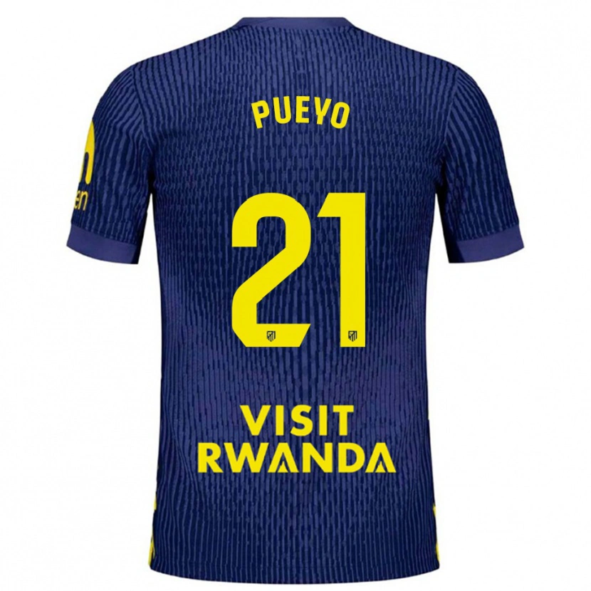 Danxen Damen Jano Monserrate #21 Marine Gelb Auswärtstrikot Trikot 2025/26 T-Shirt Schweiz