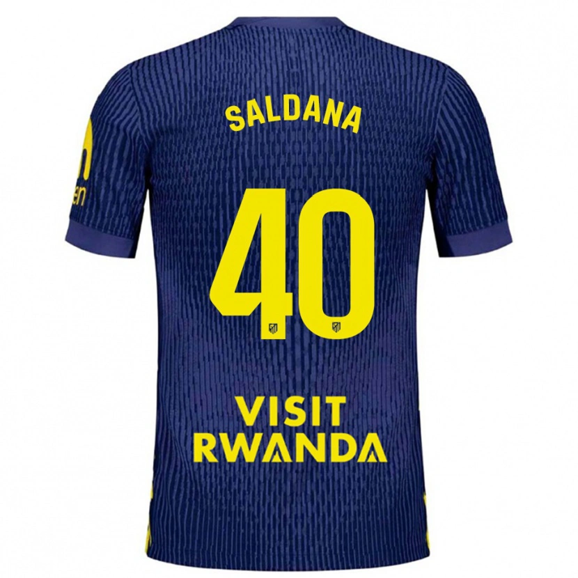 Danxen Damen Jose Saldana #40 Marine Gelb Auswärtstrikot Trikot 2025/26 T-Shirt Schweiz