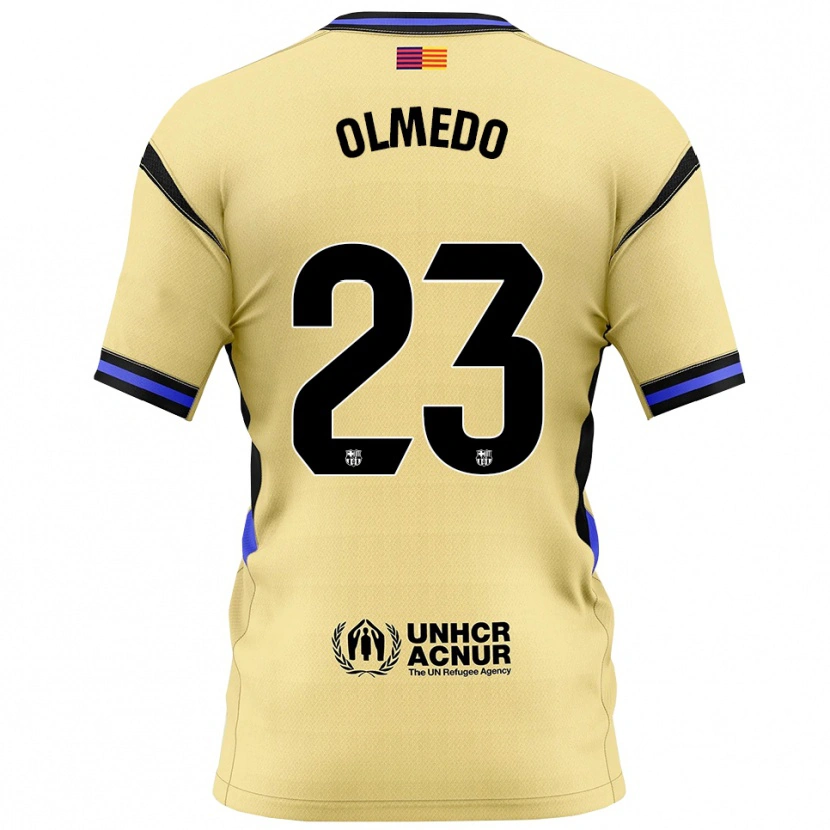 Danxen Damen Alexis Olmedo #23 Gelb Schwarz Auswärtstrikot Trikot 2025/26 T-Shirt Schweiz