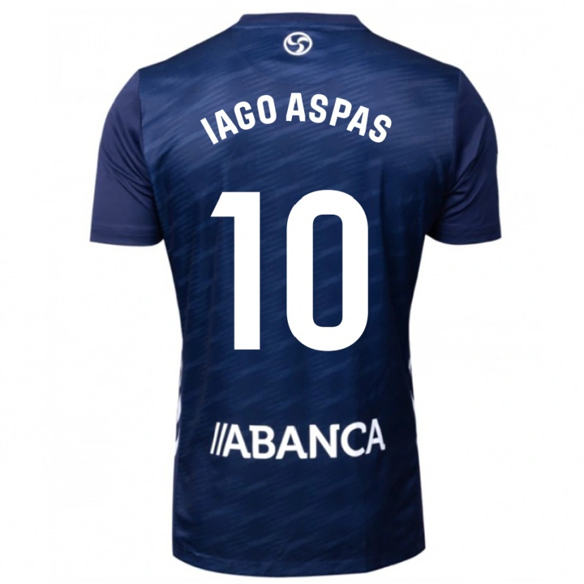 Danxen Damen Iago Aspas #10 Marine Weiß Auswärtstrikot Trikot 2025/26 T-Shirt Schweiz