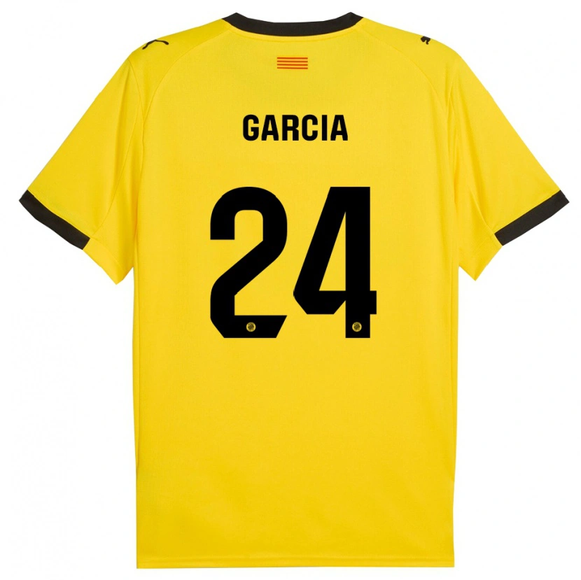 Danxen Damen Borja García #24 Gelb Schwarz Auswärtstrikot Trikot 2025/26 T-Shirt Schweiz