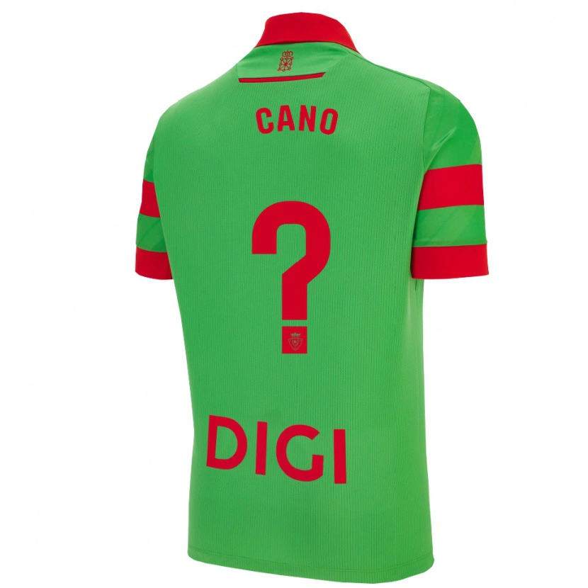 Danxen Damen Javi Caño #0 Grün Rot Auswärtstrikot Trikot 2025/26 T-Shirt Schweiz