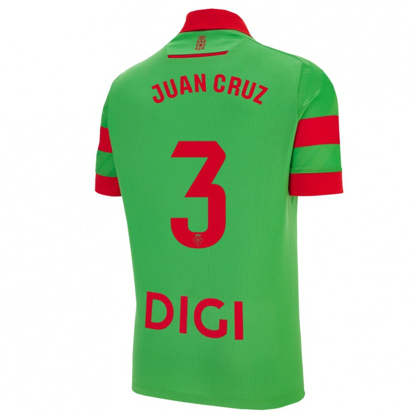 Danxen Damen Juan Cruz #3 Grün Rot Auswärtstrikot Trikot 2025/26 T-Shirt Schweiz