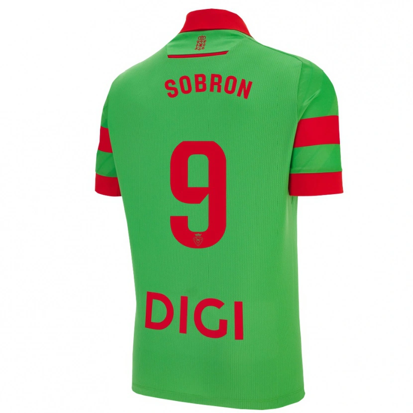 Danxen Damen Carmen Sobrón Olarte #9 Grün Rot Auswärtstrikot Trikot 2025/26 T-Shirt Schweiz