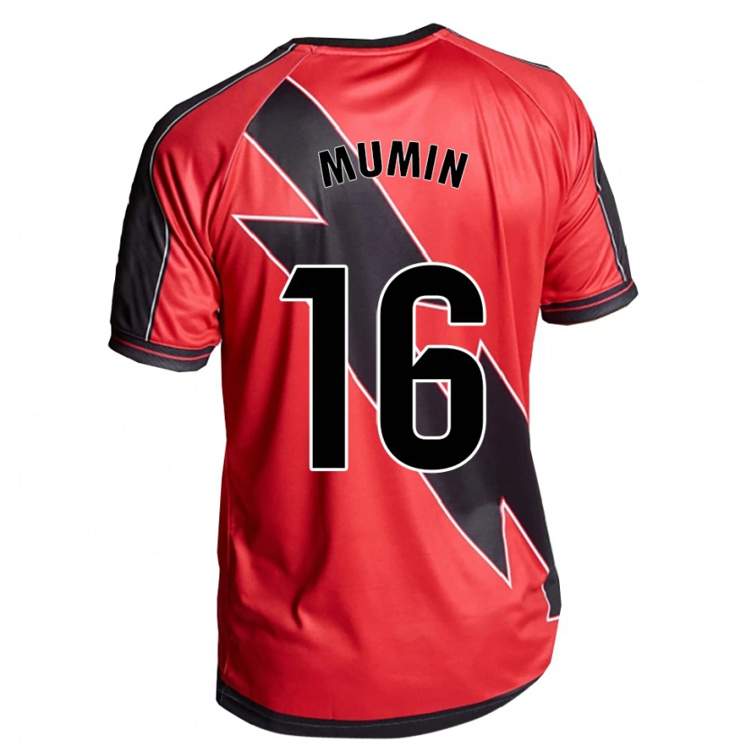 Danxen Damen Abdul Mumin #16 Rot Schwarz Auswärtstrikot Trikot 2025/26 T-Shirt Schweiz