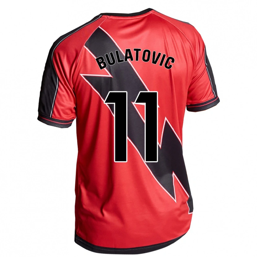 Danxen Damen Slađana Bulatović #11 Rot Schwarz Auswärtstrikot Trikot 2025/26 T-Shirt Schweiz