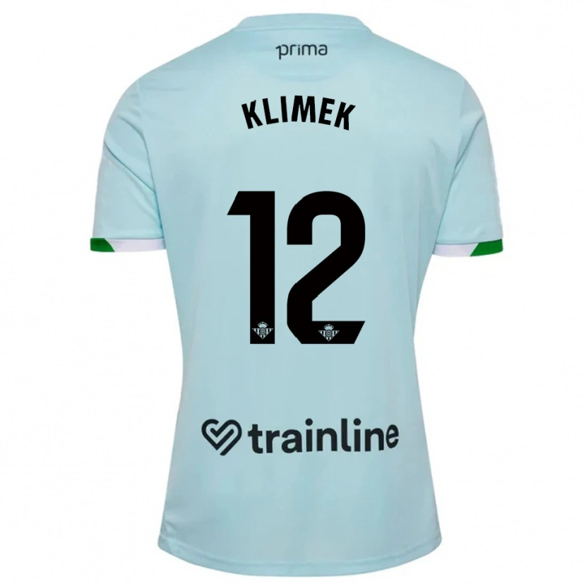 Danxen Damen Bruno Klimek #12 Himmelblau Grün Auswärtstrikot Trikot 2025/26 T-Shirt Schweiz