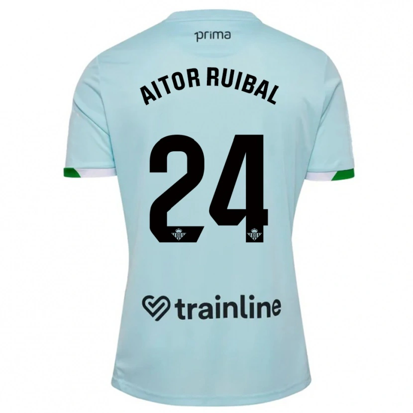 Danxen Damen Aitor Ruibal #24 Himmelblau Grün Auswärtstrikot Trikot 2025/26 T-Shirt Schweiz
