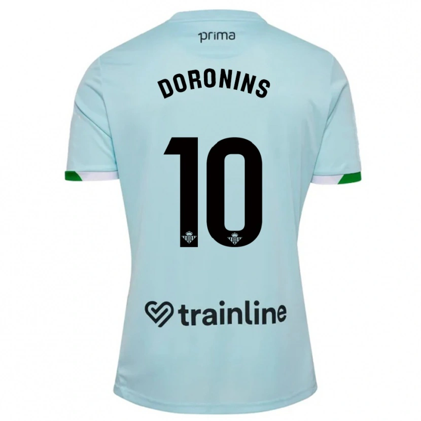 Danxen Damen Nikita Doronins #10 Himmelblau Grün Auswärtstrikot Trikot 2025/26 T-Shirt Schweiz
