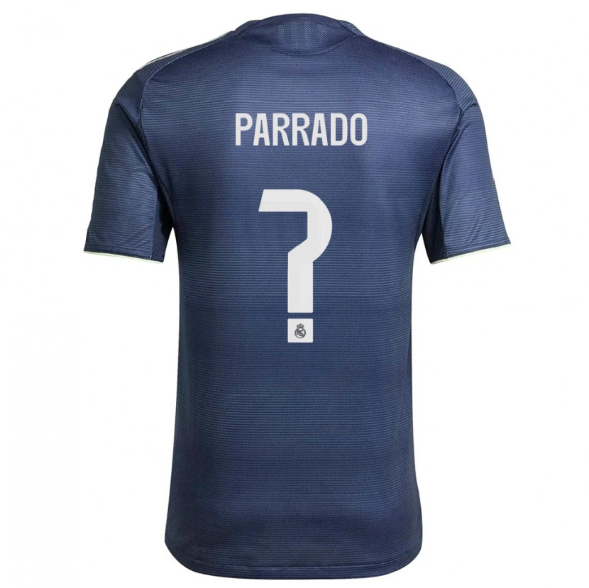 Danxen Damen Diego Parrado #0 Marine Silber Auswärtstrikot Trikot 2025/26 T-Shirt Schweiz