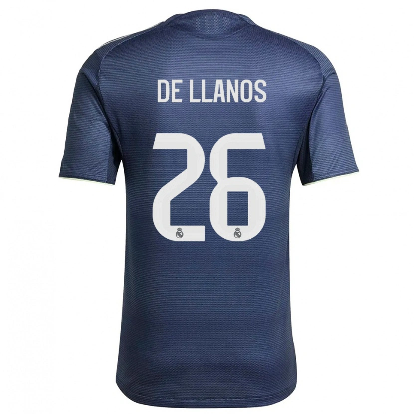 Danxen Damen Hugo De Llanos #26 Marine Silber Auswärtstrikot Trikot 2025/26 T-Shirt Schweiz