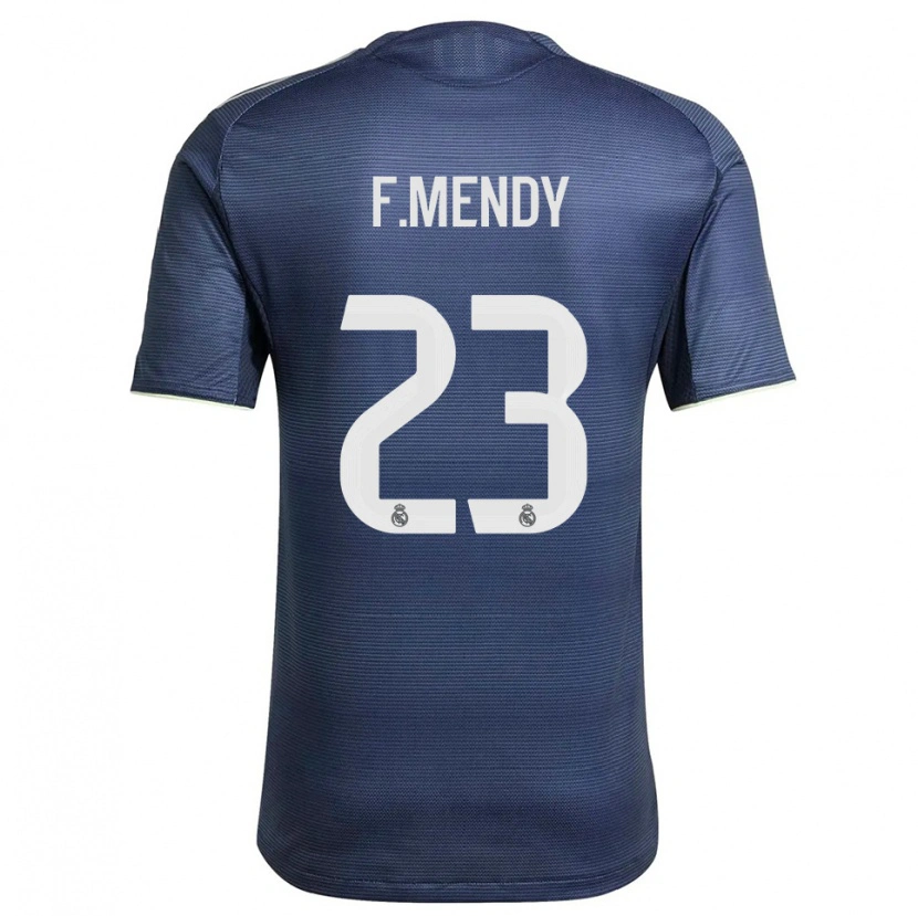 Danxen Damen Ferland Mendy #23 Marine Silber Auswärtstrikot Trikot 2025/26 T-Shirt Schweiz