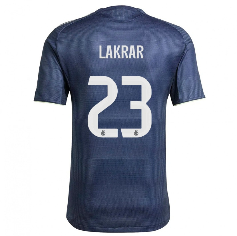Danxen Damen Maëlle Lakrar #23 Marine Silber Auswärtstrikot Trikot 2025/26 T-Shirt Schweiz