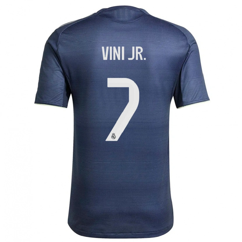 Danxen Damen Vinicius Junior #7 Marine Silber Auswärtstrikot Trikot 2025/26 T-Shirt Schweiz