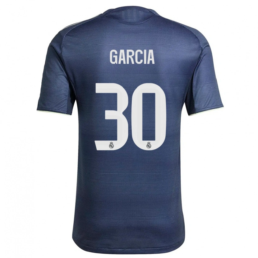 Danxen Damen Gonzalo García #30 Marine Silber Auswärtstrikot Trikot 2025/26 T-Shirt Schweiz