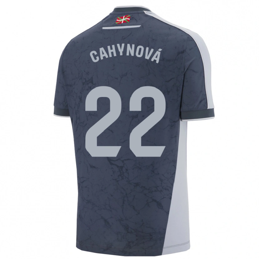 Danxen Damen Klára Cahynová #22 Dunkelblau Weiß Auswärtstrikot Trikot 2025/26 T-Shirt Schweiz