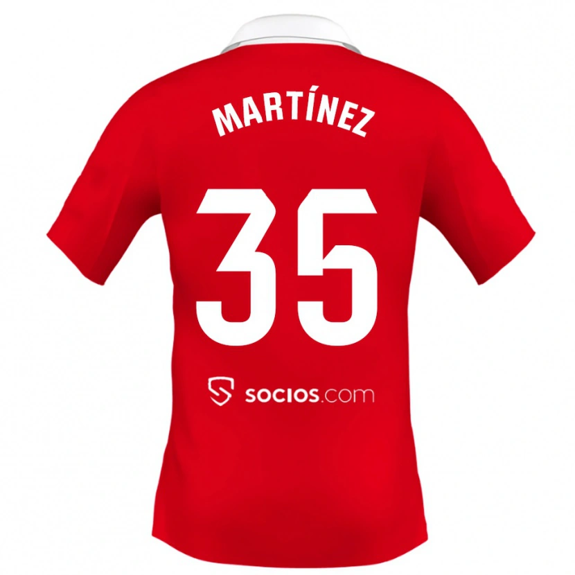 Danxen Damen Ramón Martínez #35 Rot Weiß Grau Auswärtstrikot Trikot 2025/26 T-Shirt Schweiz