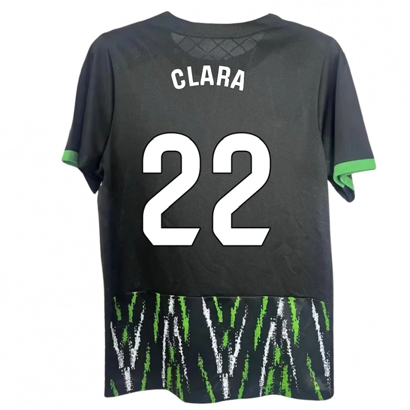 Danxen Damen Clara Ferrer Gallego #22 Schwarz Grün Auswärtstrikot Trikot 2025/26 T-Shirt Schweiz