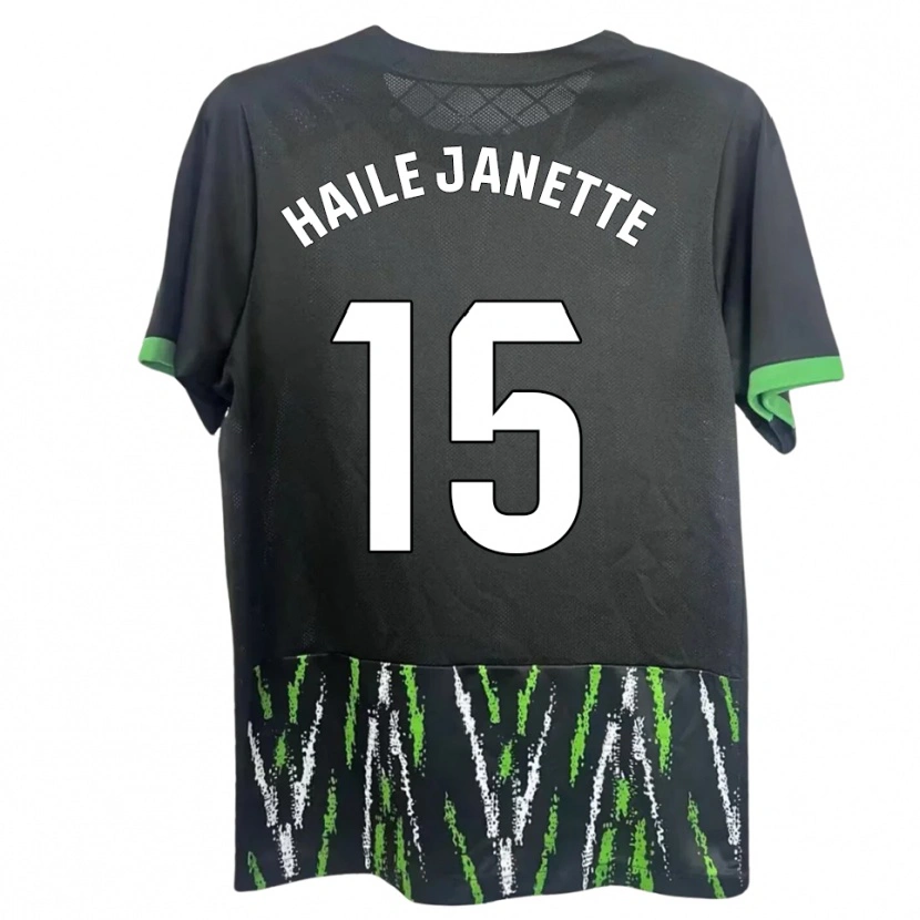 Danxen Damen Haile Janette Pereira Richards #15 Schwarz Grün Auswärtstrikot Trikot 2025/26 T-Shirt Schweiz