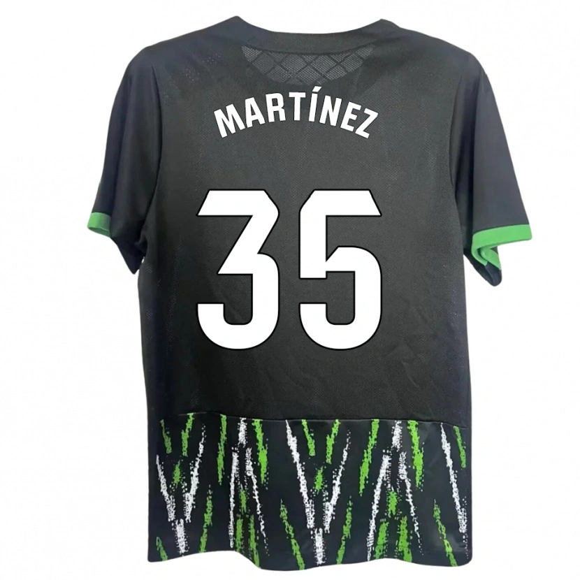 Danxen Damen Antonio Martínez #35 Schwarz Grün Auswärtstrikot Trikot 2025/26 T-Shirt Schweiz
