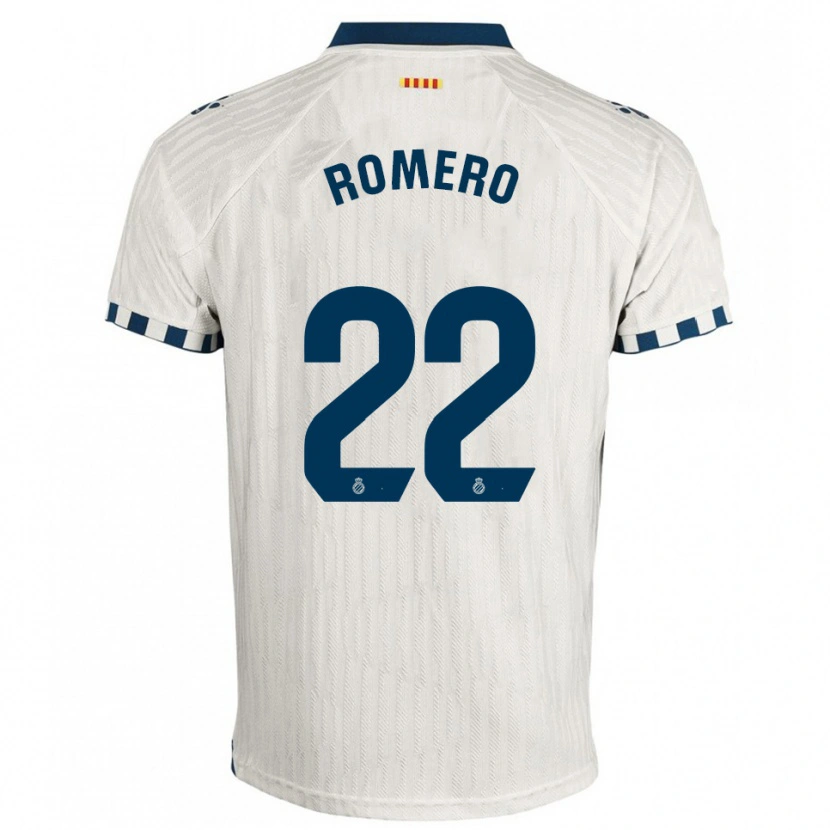Danxen Damen Carlos Romero #22 Weiß Blau Auswärtstrikot Trikot 2025/26 T-Shirt Schweiz