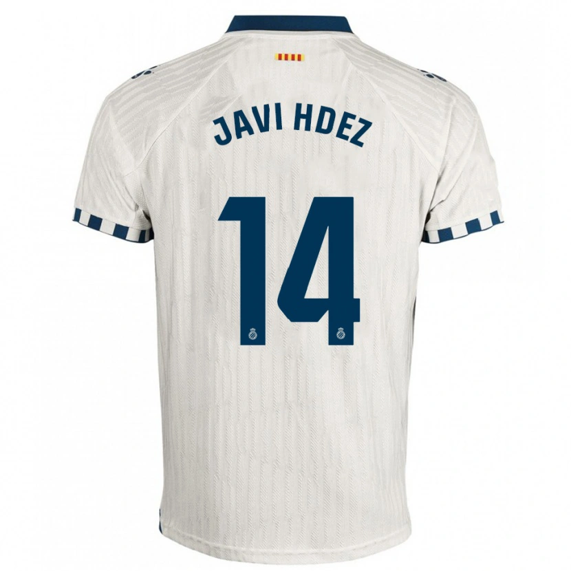 Danxen Damen Javi Hernández #14 Weiß Blau Auswärtstrikot Trikot 2025/26 T-Shirt Schweiz
