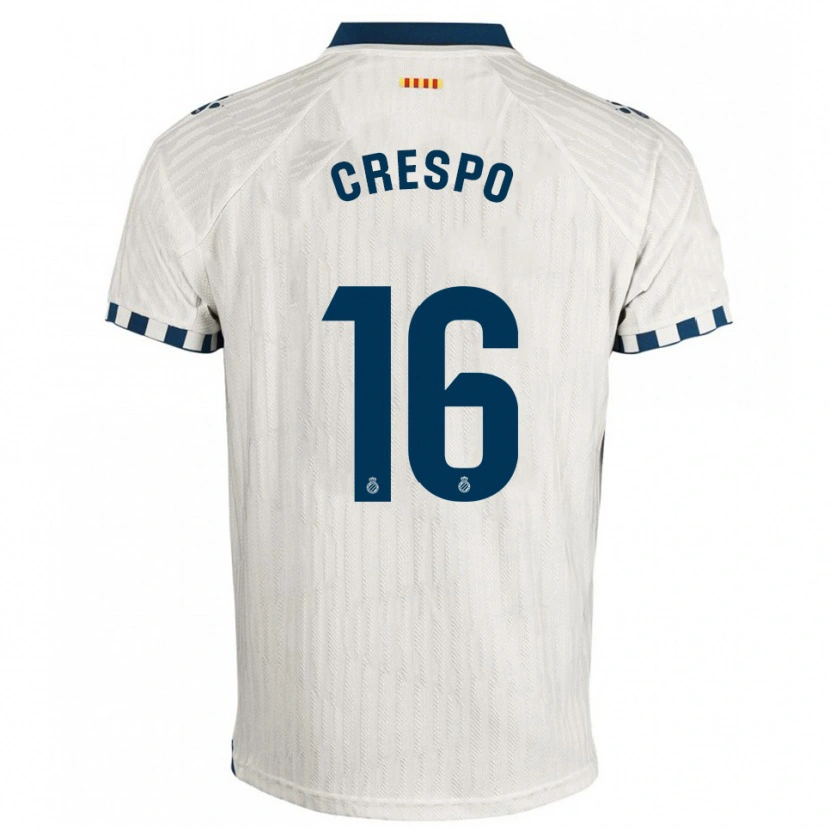 Danxen Damen Hugo Crespo #16 Weiß Blau Auswärtstrikot Trikot 2025/26 T-Shirt Schweiz