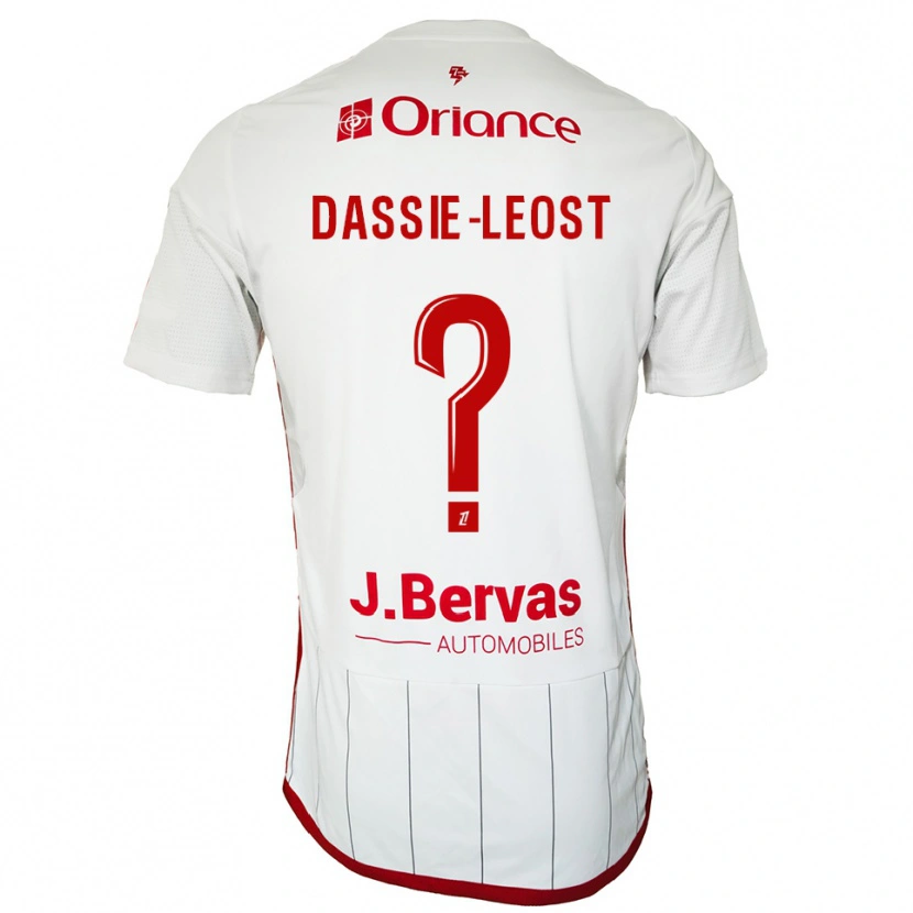 Danxen Damen Leila Dassie-Leost #0 Weiß Rot Auswärtstrikot Trikot 2025/26 T-Shirt Schweiz