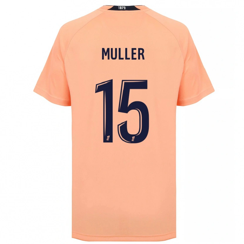 Danxen Damen Laura Muller #15 Orange Marineblau Auswärtstrikot Trikot 2025/26 T-Shirt Schweiz