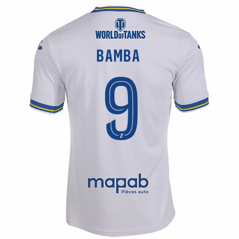 Danxen Damen Mohamed Bamba #9 Weiß Himmelblau Auswärtstrikot Trikot 2025/26 T-Shirt Schweiz