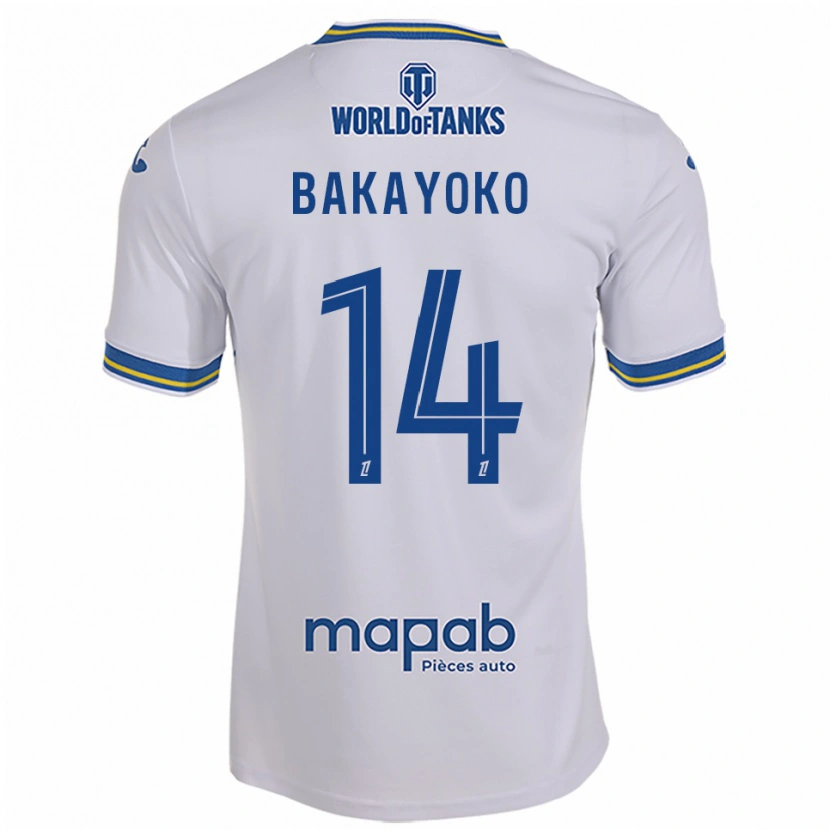 Danxen Damen Tiemoué Bakayoko #14 Weiß Himmelblau Auswärtstrikot Trikot 2025/26 T-Shirt Schweiz