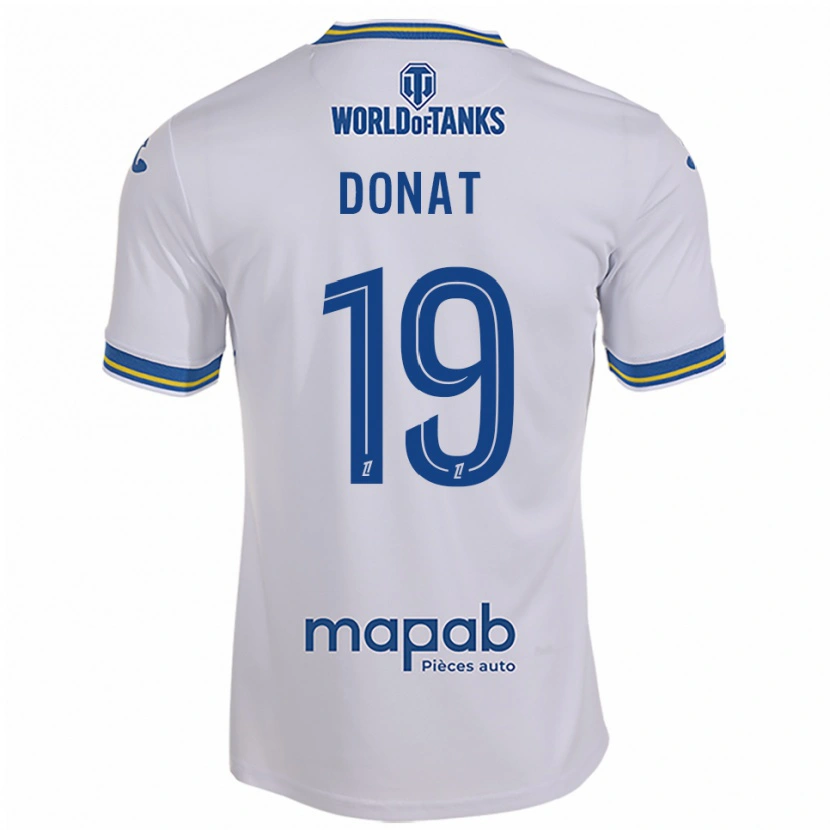 Danxen Damen Noa Donat #19 Weiß Himmelblau Auswärtstrikot Trikot 2025/26 T-Shirt Schweiz