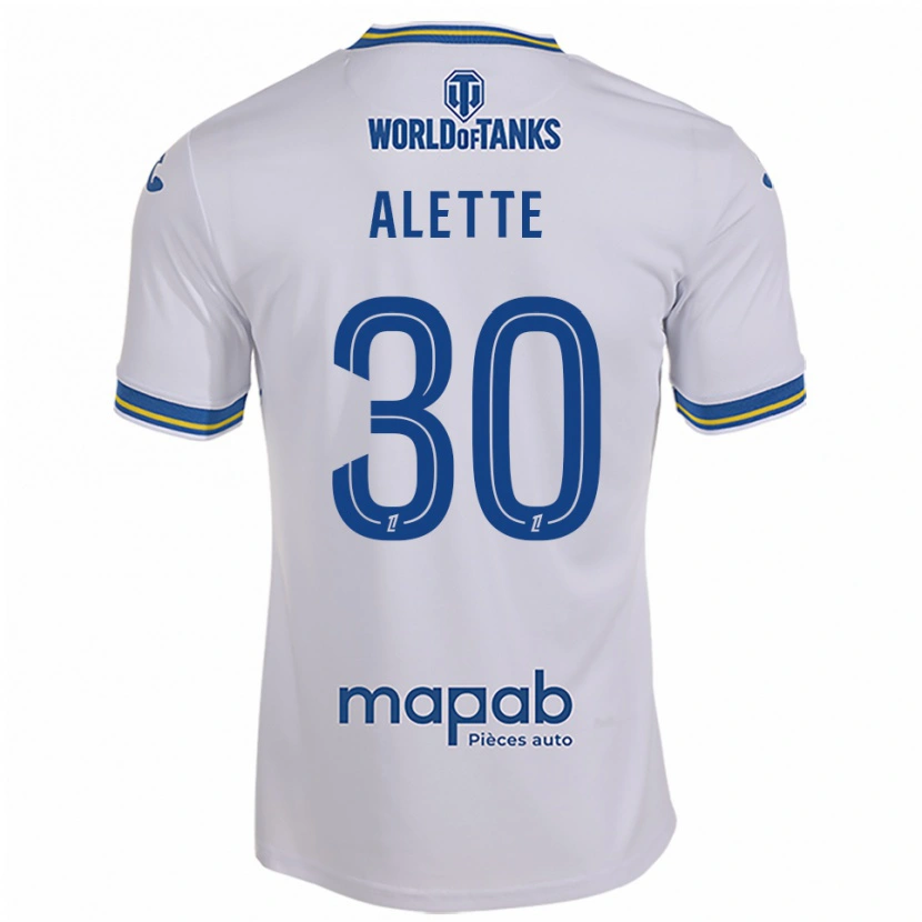 Danxen Damen Gaël Alette #30 Weiß Himmelblau Auswärtstrikot Trikot 2025/26 T-Shirt Schweiz