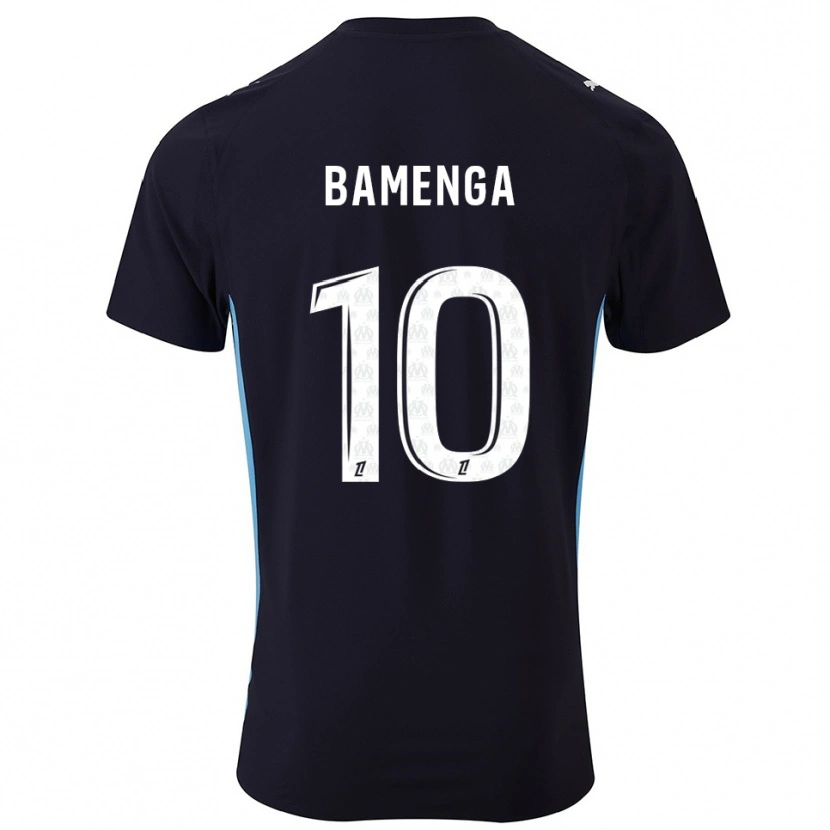Danxen Damen Naomie Bamenga #10 Schwarz Himmelblau Auswärtstrikot Trikot 2025/26 T-Shirt Schweiz