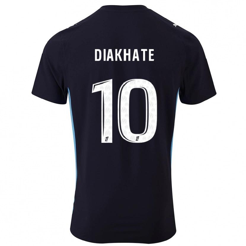 Danxen Damen Ndeye Awa Diakhaté #10 Schwarz Himmelblau Auswärtstrikot Trikot 2025/26 T-Shirt Schweiz