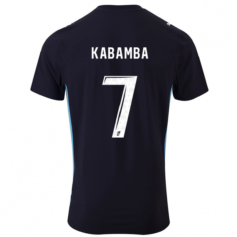 Danxen Damen Alexis Kabamba #7 Schwarz Himmelblau Auswärtstrikot Trikot 2025/26 T-Shirt Schweiz