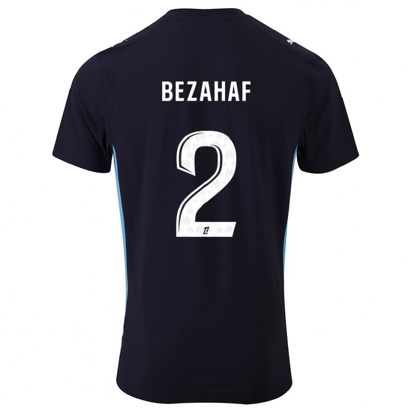 Danxen Damen Kelyann Bezahaf #2 Schwarz Himmelblau Auswärtstrikot Trikot 2025/26 T-Shirt Schweiz