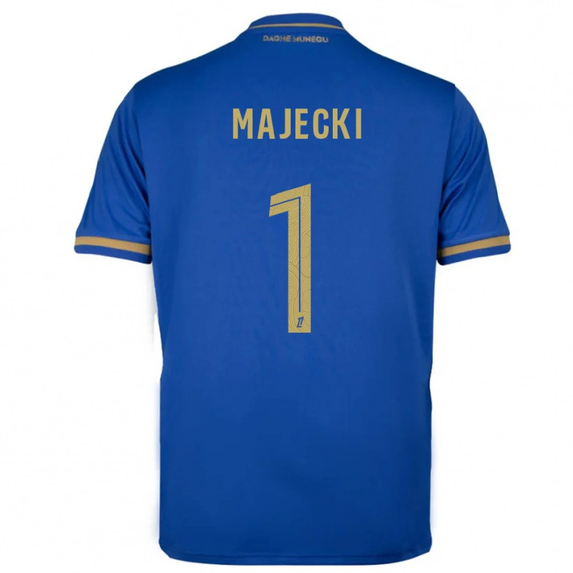 Danxen Damen Radoslaw Majecki #1 Blau Gold Auswärtstrikot Trikot 2025/26 T-Shirt Schweiz