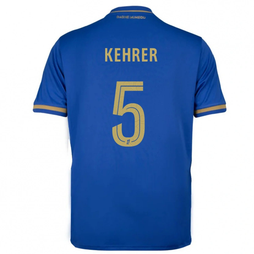 Danxen Damen Thilo Kehrer #5 Blau Gold Auswärtstrikot Trikot 2025/26 T-Shirt Schweiz