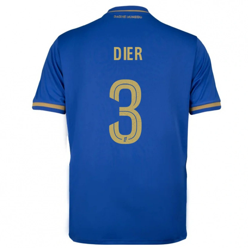 Danxen Damen Eric Dier #3 Blau Gold Auswärtstrikot Trikot 2025/26 T-Shirt Schweiz