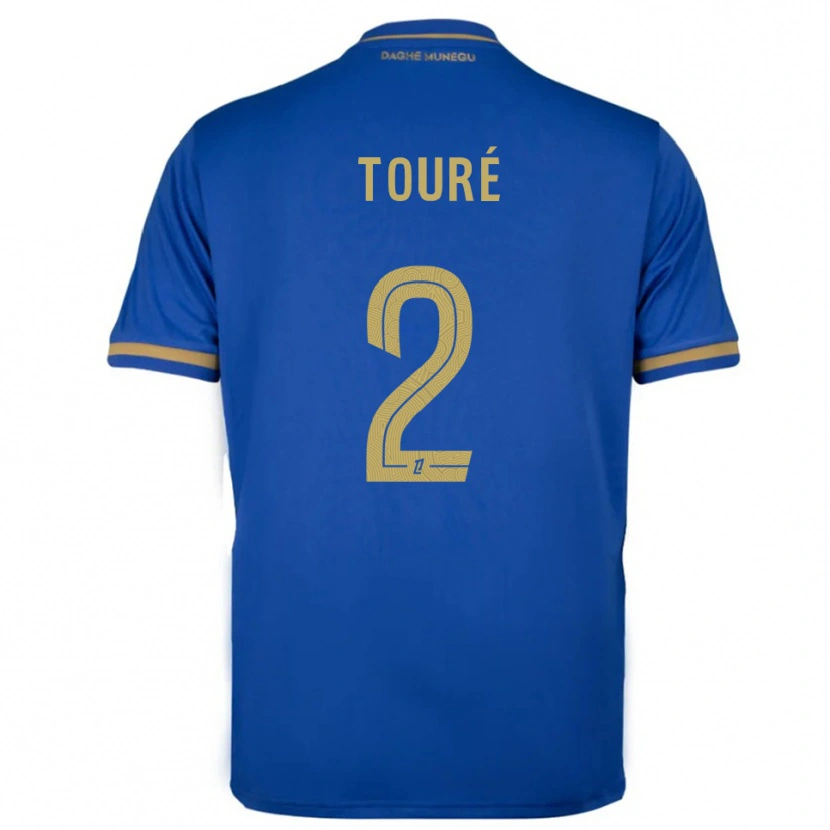Danxen Damen Ilane Touré #2 Blau Gold Auswärtstrikot Trikot 2025/26 T-Shirt Schweiz