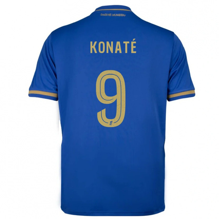Danxen Damen Oumar Konaté #9 Blau Gold Auswärtstrikot Trikot 2025/26 T-Shirt Schweiz