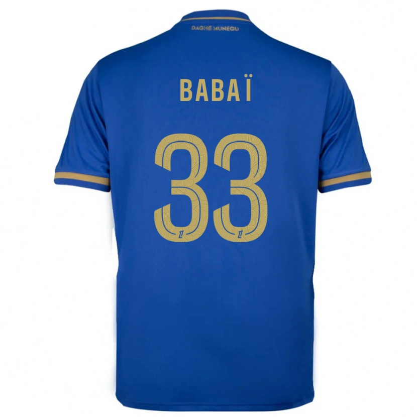 Danxen Damen Nazim Babaï #33 Blau Gold Auswärtstrikot Trikot 2025/26 T-Shirt Schweiz