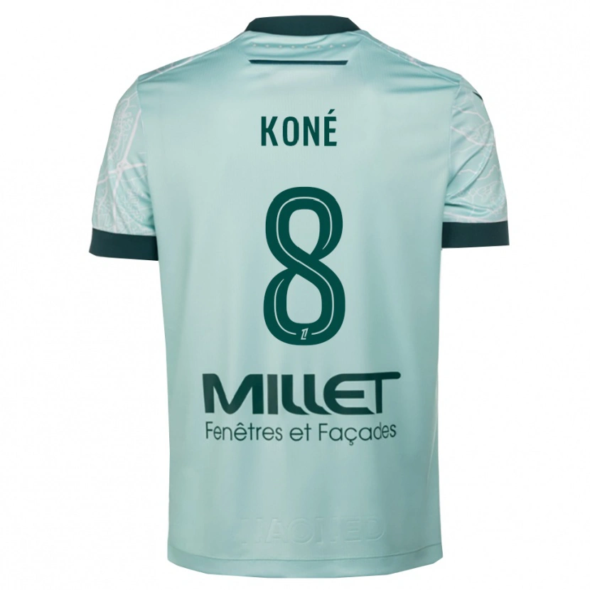 Danxen Damen Kassoum Koné #8 Grün Weiß Auswärtstrikot Trikot 2025/26 T-Shirt Schweiz