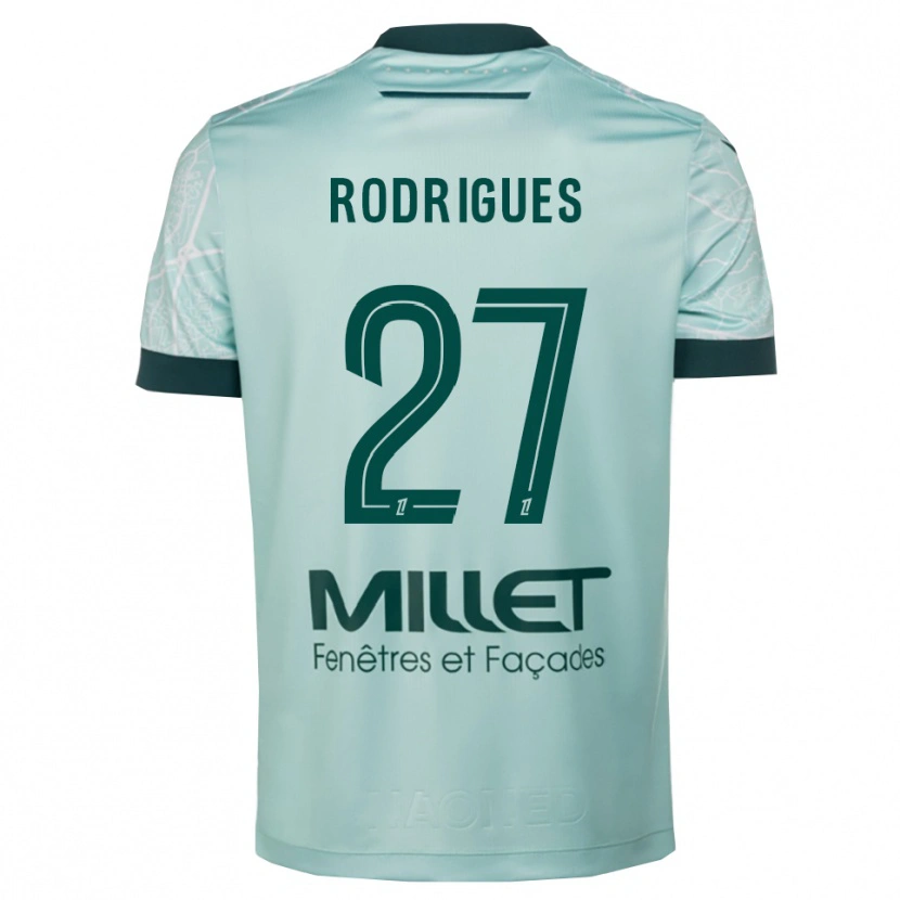 Danxen Damen Nelly Rodrigues #27 Grün Weiß Auswärtstrikot Trikot 2025/26 T-Shirt Schweiz