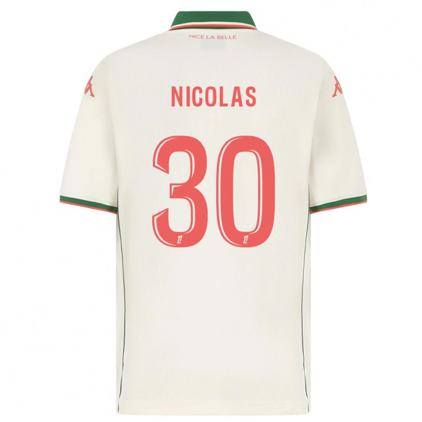 Danxen Damen Lina-Lou Nicolas #30 Weiß Grün Auswärtstrikot Trikot 2025/26 T-Shirt Schweiz