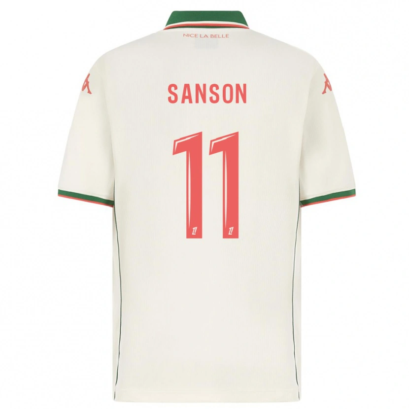 Danxen Damen Morgan Sanson #11 Weiß Grün Auswärtstrikot Trikot 2025/26 T-Shirt Schweiz