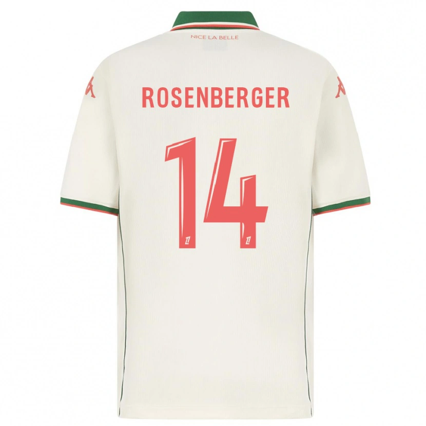 Danxen Damen Léa Rosenberger #14 Weiß Grün Auswärtstrikot Trikot 2025/26 T-Shirt Schweiz